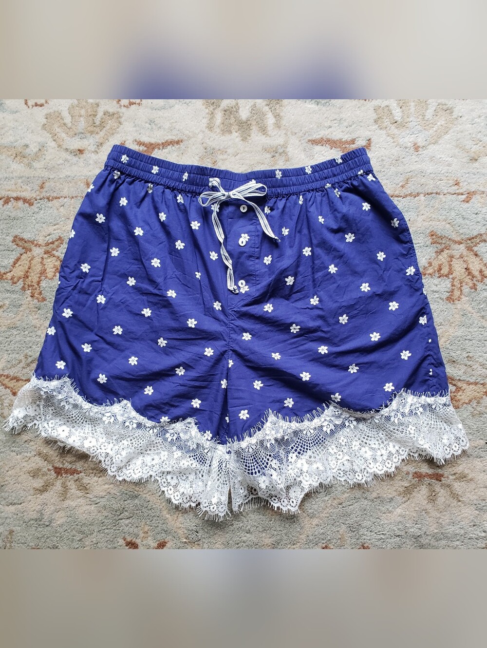 Anthropologie Dark Blue Like New Bloomers In Size M.